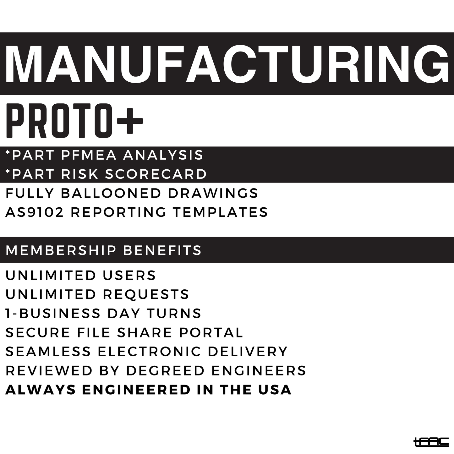 Proto+ | Manufacturing